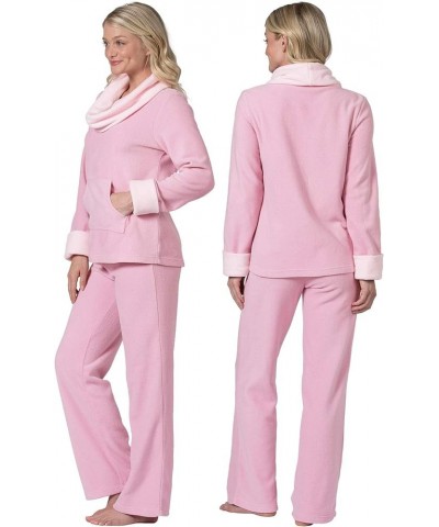 Fleece Womens Pajamas - Winter Pajamas For Women Standard Pale Pink $23.65 Sleep & Lounge