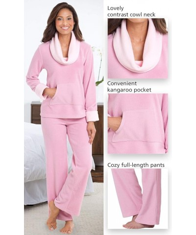 Fleece Womens Pajamas - Winter Pajamas For Women Standard Pale Pink $23.65 Sleep & Lounge