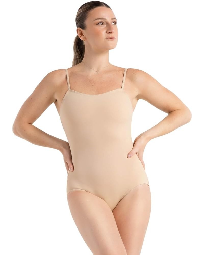 womens Team Basic Camisole Leotard Nude $11.62 Activewear