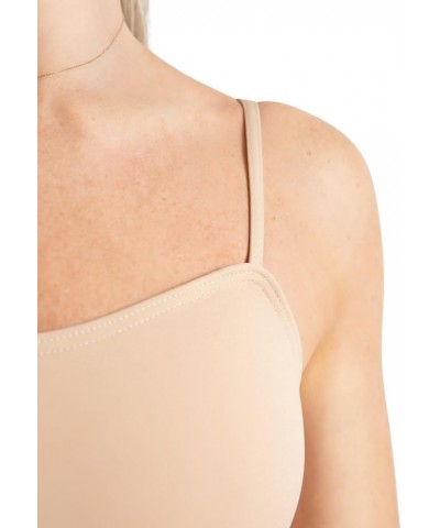 womens Team Basic Camisole Leotard Nude $11.62 Activewear