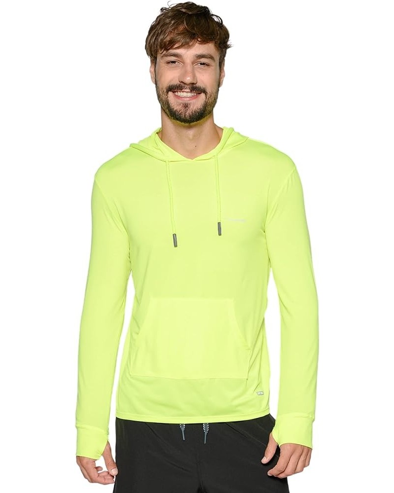 UV Protection Clothing For Men Hoodies Lightweight For Men Shirts Unisex Sun Shirt Sun Block Men Pool Clothing Neon Yellow $1...