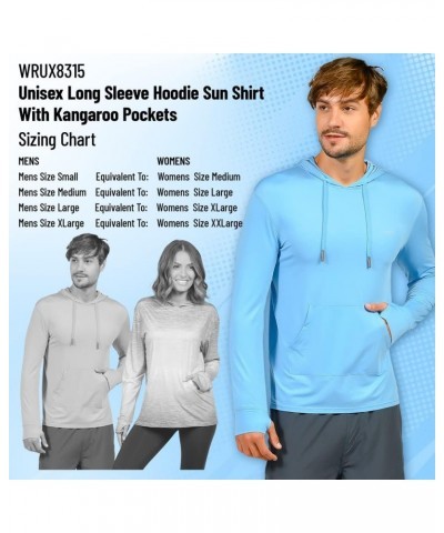 UV Protection Clothing For Men Hoodies Lightweight For Men Shirts Unisex Sun Shirt Sun Block Men Pool Clothing Neon Yellow $1...