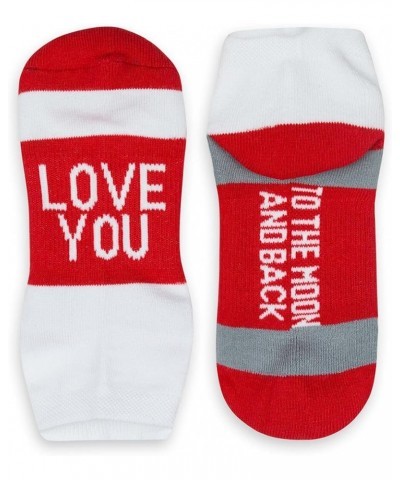 Inspirational Athletic Running Socks | Women's Woven Low Cut | Inspirational Slogans | Over 25 Styles Love You (Red) $8.54 Ac...