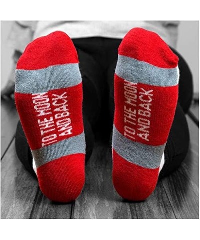 Inspirational Athletic Running Socks | Women's Woven Low Cut | Inspirational Slogans | Over 25 Styles Love You (Red) $8.54 Ac...