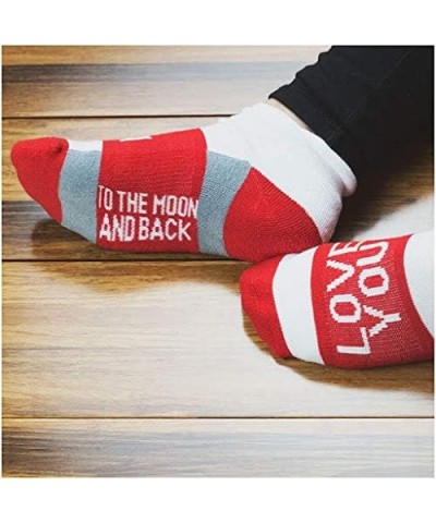 Inspirational Athletic Running Socks | Women's Woven Low Cut | Inspirational Slogans | Over 25 Styles Love You (Red) $8.54 Ac...