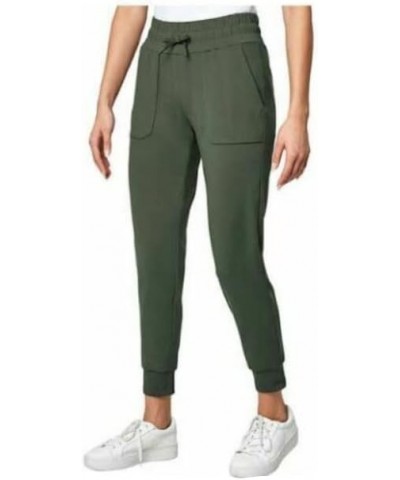 Ladies' Moisture Wicking Ultra-Soft Jogger Pants Green (Olive) $19.48 Activewear