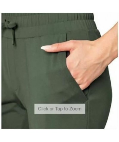 Ladies' Moisture Wicking Ultra-Soft Jogger Pants Green (Olive) $19.48 Activewear