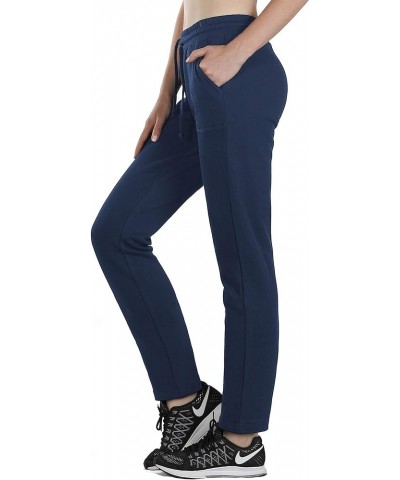 Sweatpants for Women - Active Joggers Athletic Yoga Lounge Pants with Pockets Navy $14.70 Activewear