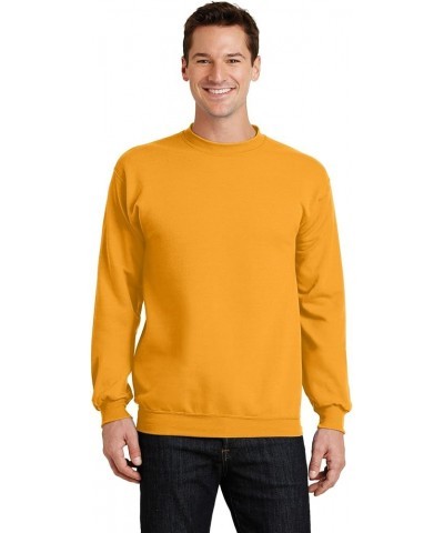 Port & Company Men's Classic Crewneck Sweatshirt Gold $9.14 Sweatshirts