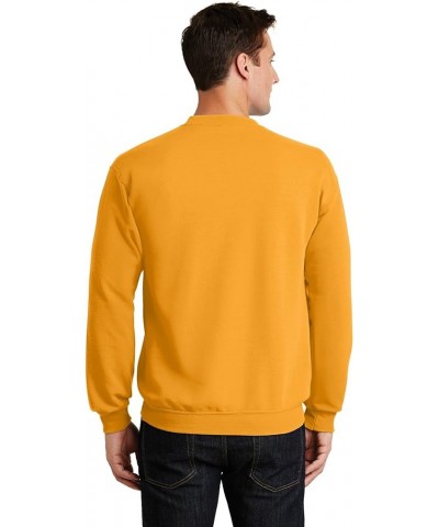 Port & Company Men's Classic Crewneck Sweatshirt Gold $9.14 Sweatshirts