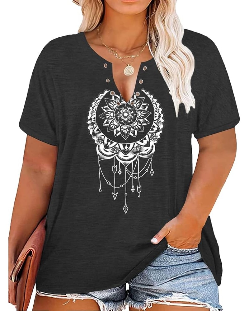 Plus Size Smooth As Tennessee Whiskey Shirt Women Ring Hole Sleeveless Sexy V-Neck Country Music Tank Top Tshirt B5 Dark-grey...