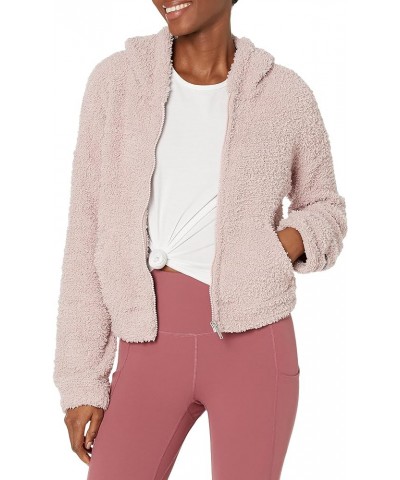 Women's Shaggy Knit Full Zip Hoodie Secret $22.60 Activewear