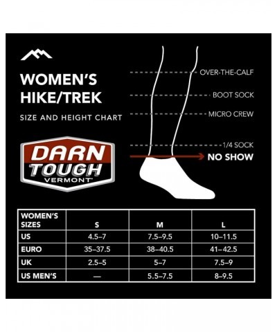 Darn Tough Women's Light Hiker No Show Lightweight Hiking Sock (Style 1986) - Moss $9.82 Activewear