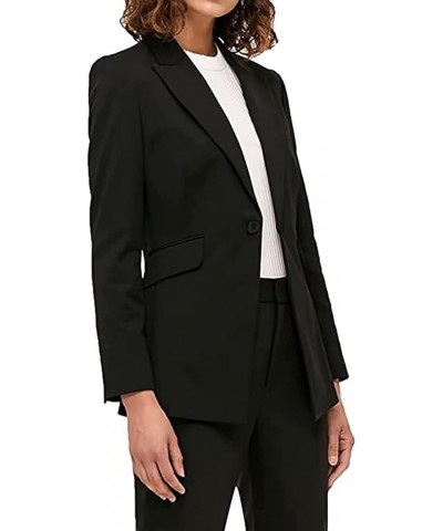 Women's 2 Piece Double Breasted Suit Set Business Fashion Blazer and Pants Pink $34.40 Suits