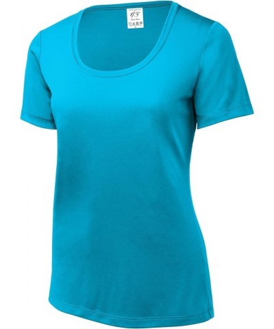 UV Protection Ladies Pro Scoop Tee Sapphire $9.20 T-Shirts