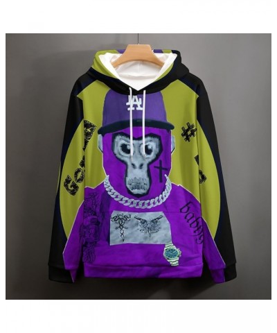 Graphic Hoodie Tracksuit Pullover Hip Hop Sweatshirt for Women Men Matching Hoodies for Couples G-7 $12.99 Tracksuits