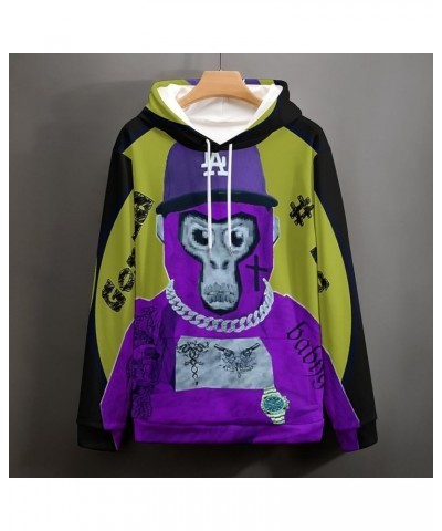 Graphic Hoodie Tracksuit Pullover Hip Hop Sweatshirt for Women Men Matching Hoodies for Couples G-7 $12.99 Tracksuits