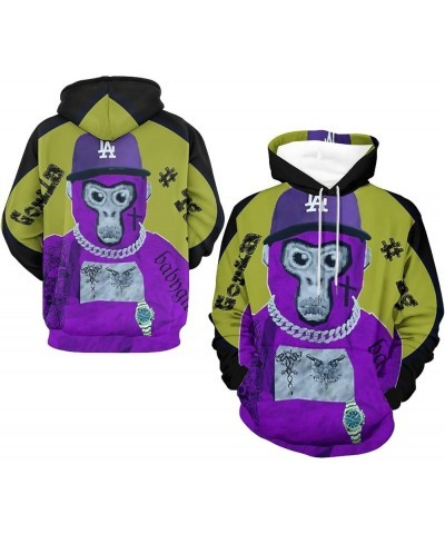 Graphic Hoodie Tracksuit Pullover Hip Hop Sweatshirt for Women Men Matching Hoodies for Couples G-7 $12.99 Tracksuits