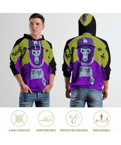 Graphic Hoodie Tracksuit Pullover Hip Hop Sweatshirt for Women Men Matching Hoodies for Couples G-7 $12.99 Tracksuits