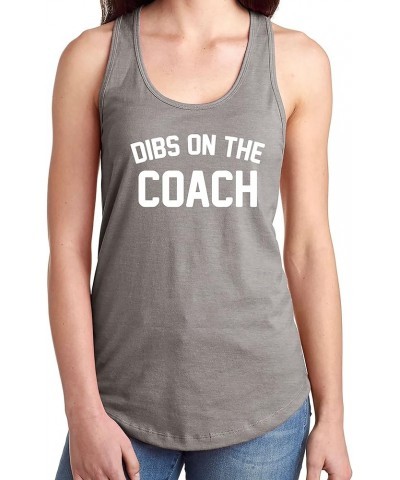 DIBS ON The Coach Racerback Tank Heather Grey $12.99 Tanks