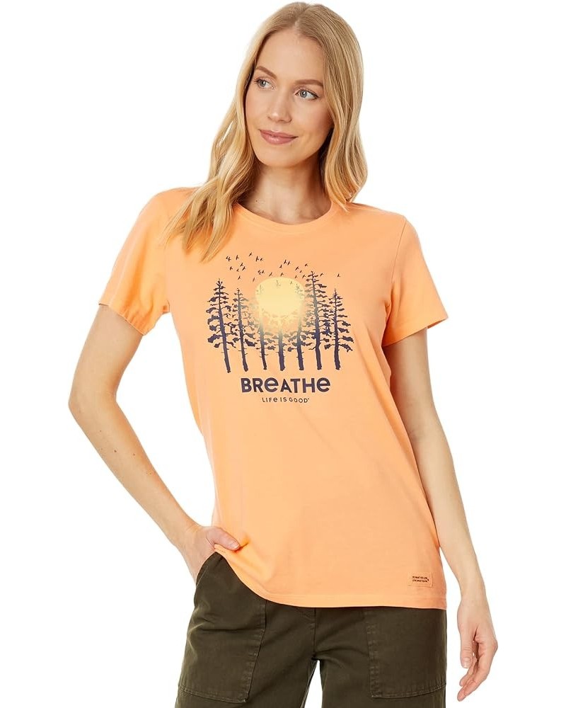 Breathe Forest Short Sleeve Crusher™ Tee Canyon Orange $10.47 T-Shirts