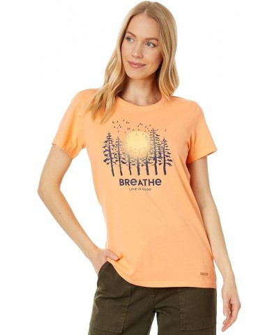 Breathe Forest Short Sleeve Crusher™ Tee Canyon Orange $10.47 T-Shirts