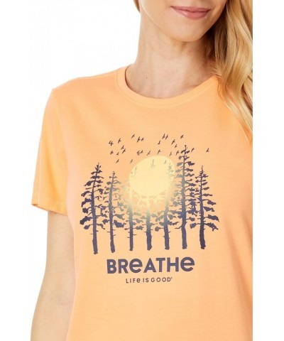 Breathe Forest Short Sleeve Crusher™ Tee Canyon Orange $10.47 T-Shirts