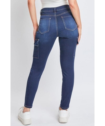 Women's Hyperdenim Skinny Cargo Jeans S08 Midnight Sky Blue $15.10 Jeans