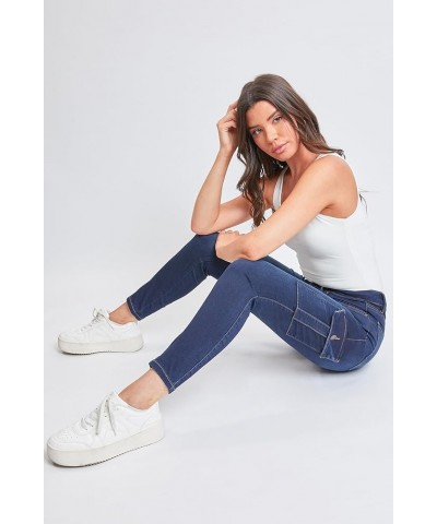 Women's Hyperdenim Skinny Cargo Jeans S08 Midnight Sky Blue $15.10 Jeans