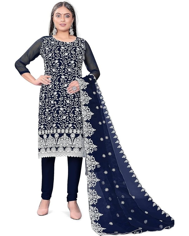 GJ Fashion Indian Traditional Churidar Salwar Suit with Dupatta for Women & Girls Blue!.23 $26.34 Suits