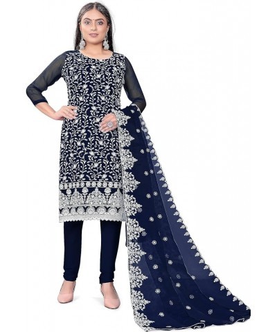 GJ Fashion Indian Traditional Churidar Salwar Suit with Dupatta for Women & Girls Blue!.23 $26.34 Suits