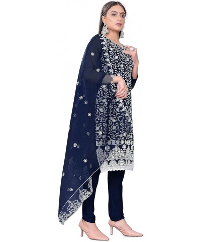 GJ Fashion Indian Traditional Churidar Salwar Suit with Dupatta for Women & Girls Blue!.23 $26.34 Suits