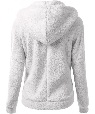 Womens Fuzzy Sherpa Fleece Zip Up Hoodies Kawaii Cat Ear Sweatshirt Sweater Lightweight Jackets Coats with Pocket Xb-gray $13...