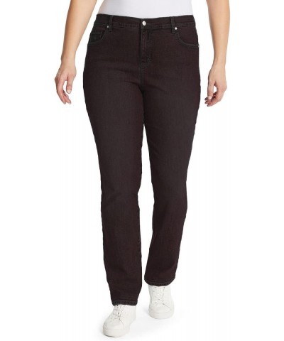 Women's Classic Amanda High Rise Tapered Jean for Women - CoffeeBrown 14 Short $20.04 Jeans