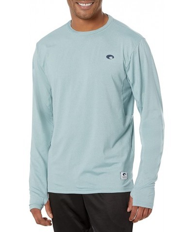 Voyage Performance Technical Crew Long Sleeve Shirt Deep Sea Heather $18.26 Activewear