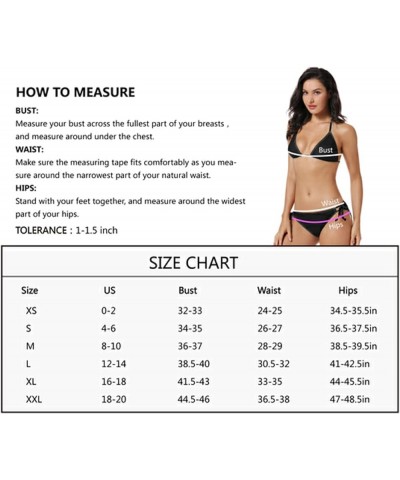 Women Bikini Set Two Piece Swimsuit Sexy Swimwear Bathing Suit Multicolour14 $10.56 Swimsuits