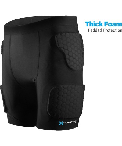 Protective Elbow Pads, Knee Pads, Wrist Guards, Padded Shorts, Tank Top, T-Shirt - Hard PP Shells for Impact Resistance & EVA...