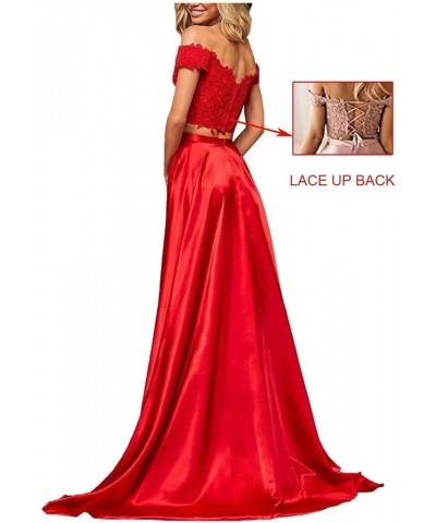 Two Piece Prom Dresses Long Formal for Women Teens Homecoming Graduation Party BD450 Green-3 $31.82 Others