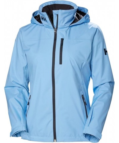 Women's Crew Hooded Midlayer Jacket 627 Bright Blue $61.91 Jackets