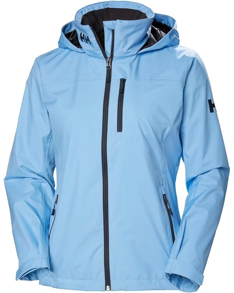 Women's Crew Hooded Midlayer Jacket 627 Bright Blue $61.91 Jackets