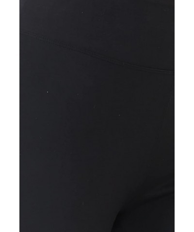 Women's 3" Yoga Waistband Activewear Comfort Leggings Black $10.06 Leggings