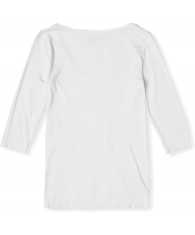 Women's Scoop Top T-Shirt - Soft, Breathable, Comfortable Fabric for Everyday Wear White $15.98 T-Shirts