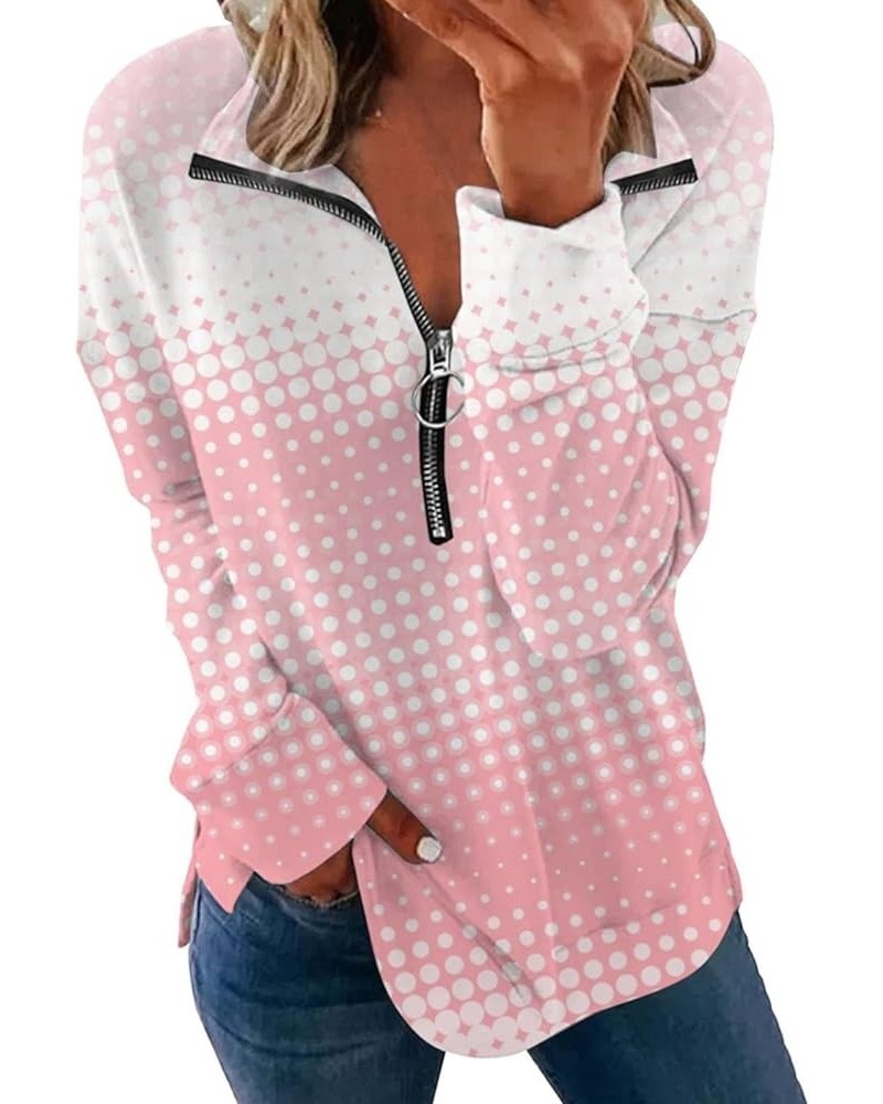 Half Zip Sweatshirt Women Oversized Casual Relaxed Fit Long Sleeve Trendy Soft Basic Pullover Sweatshirts W-ae $4.47 Hoodies ...