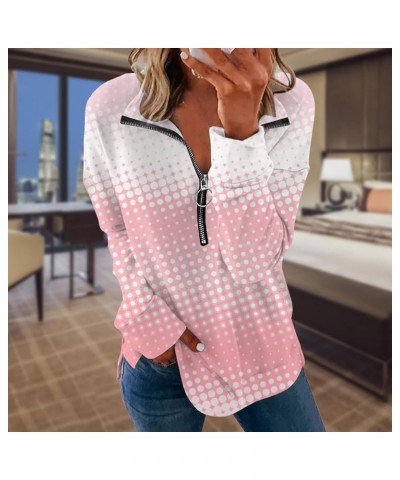 Half Zip Sweatshirt Women Oversized Casual Relaxed Fit Long Sleeve Trendy Soft Basic Pullover Sweatshirts W-ae $4.47 Hoodies ...