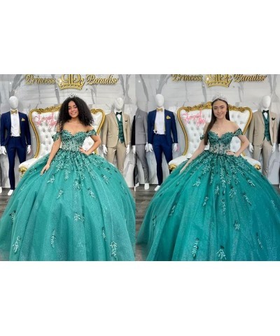 Off Shoulder Quinceanera Dresses with Train Sparkly Beaded Sweet 16 Dresses Lace Ball Gowns WZY95 Burnt Orange $69.60 Dresses