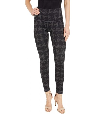 Women's Reversible Legging Charcoal Frosted Houndstooth $30.41 Leggings