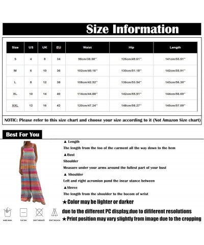 Rompers for Women Dressy Casual Summer Printed Wide Leg Loose Fit Fashion Pleated Lounge Jumpsuits Overalls Zly D-blue $11.76...