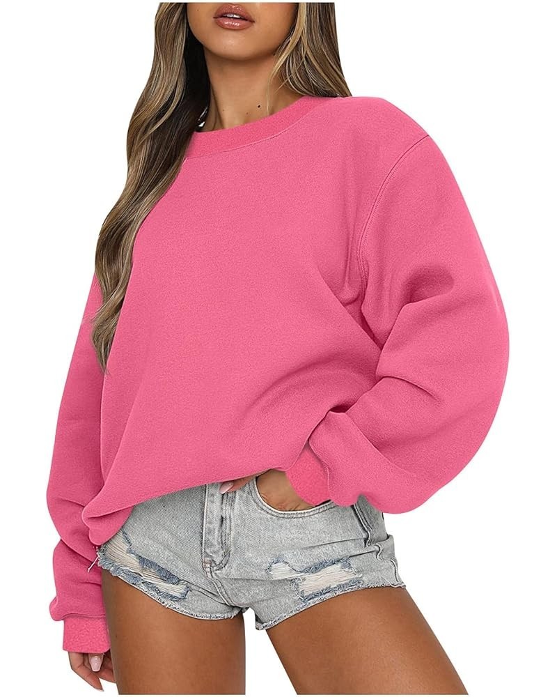 Womens Fall Fashion 2022 Sweatshirts Cute Oversized Long Sleeve Hoodies Tops Casual Lightweight Crewneck Pullover Lightning D...