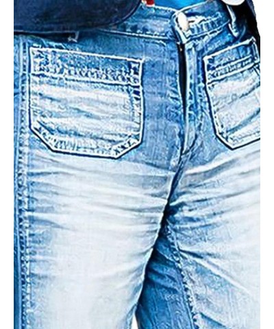 Women's Pocket Detail Wide Leg Jeans Low Waist Vintage Pants Mid Denim Wash $24.96 Jeans