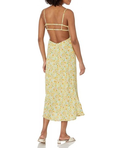 Women's Maritza Dress Yellow Green Ditsy $23.18 Dresses